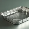 Plat GN1/2 rectangulaire gris aluminium 32,2x26,2x3,8 cm 262,5 cl (100 pièces) - Aucune Best