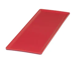 Plat GN2/4 rouge mélamine 53 cm Vestah - PLATEX Online