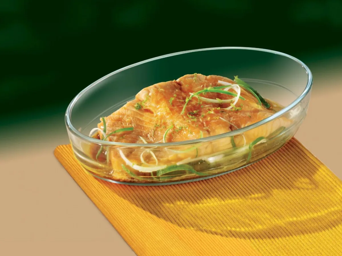 Plat à gratin ovale transparent verre borosilicate 21 cm - Aucune Best