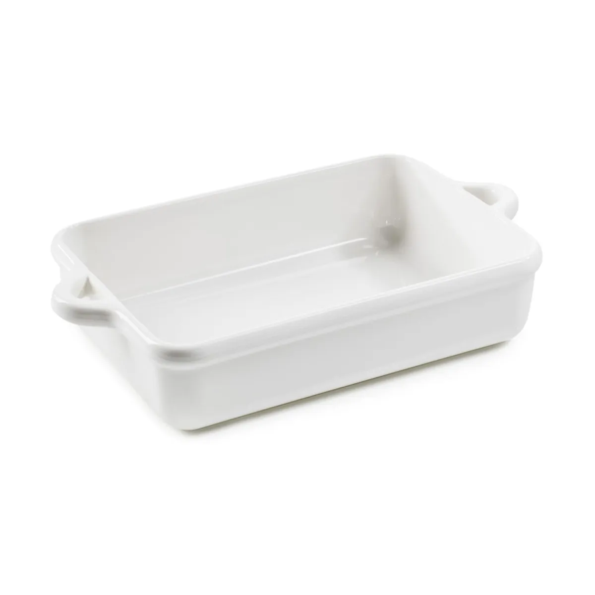 REVOL Plat à gratin rectangulaire Blanc albâtre porcelaine culinaire 29x21 cm Bombance Discount