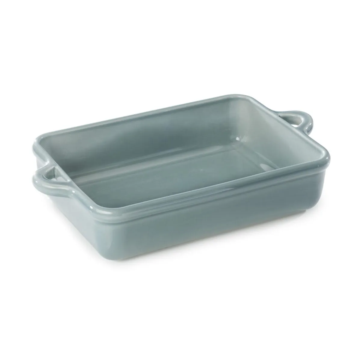 Plat à gratin rectangulaire Gris nuage porcelaine culinaire 29x21 cm Bombance - REVOL New