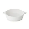 Plat à gratin rond Blanc albâtre porcelaine culinaire Ø 31 cm Bombance - REVOL Sale