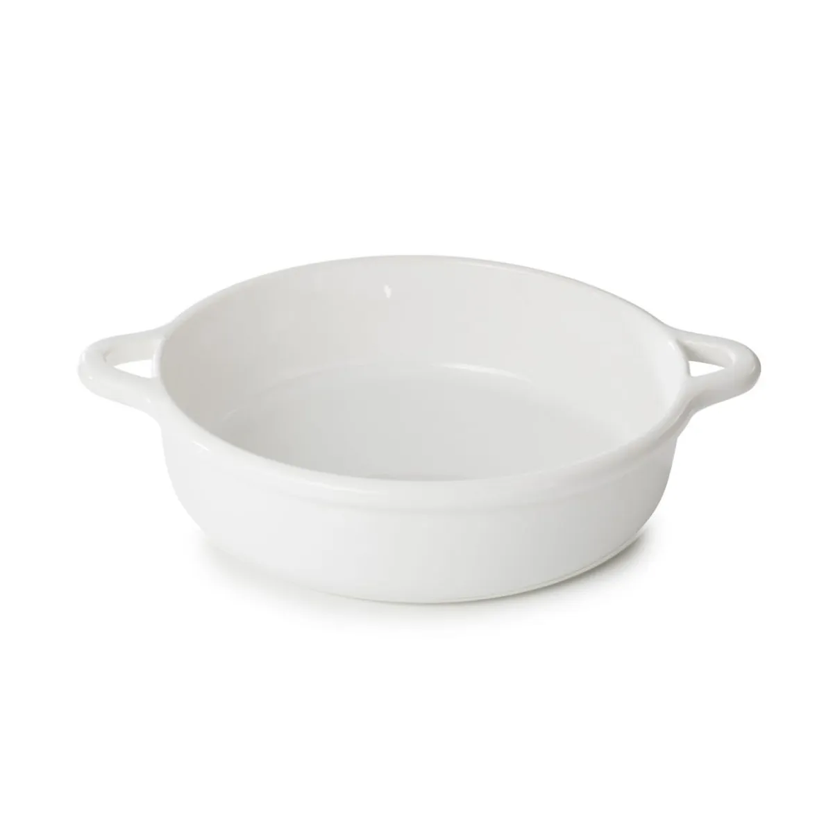 Plat à gratin rond Blanc albâtre porcelaine culinaire Ø 31 cm Bombance - REVOL Sale