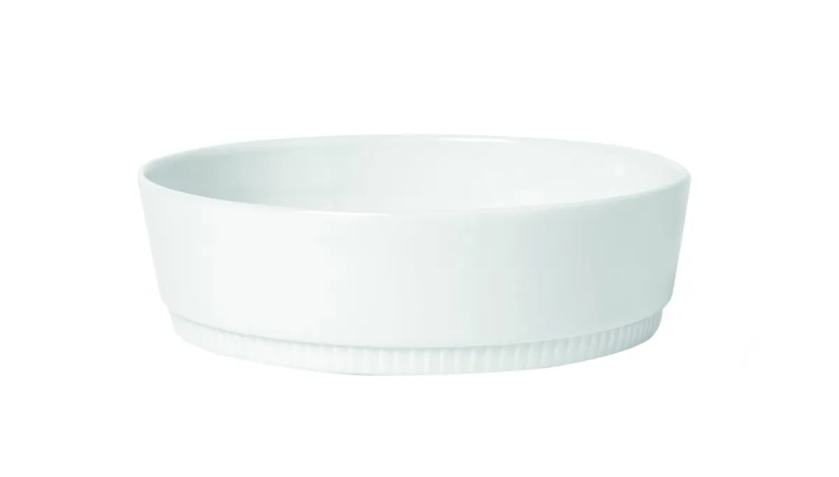 Plat à gratin rond blanc porcelaine culinaire Ø 20 cm Toulouse - PILLIVUYT Outlet