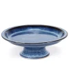 SERAX Plat à gâteau rond bleu foncé émaillé grès émaillé Ø 23,5 cm Pure Blue Discount
