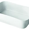PILLIVUYT Plat à lasagnes rectangulaire blanc porcelaine culinaire 16x11 cm Toulouse New