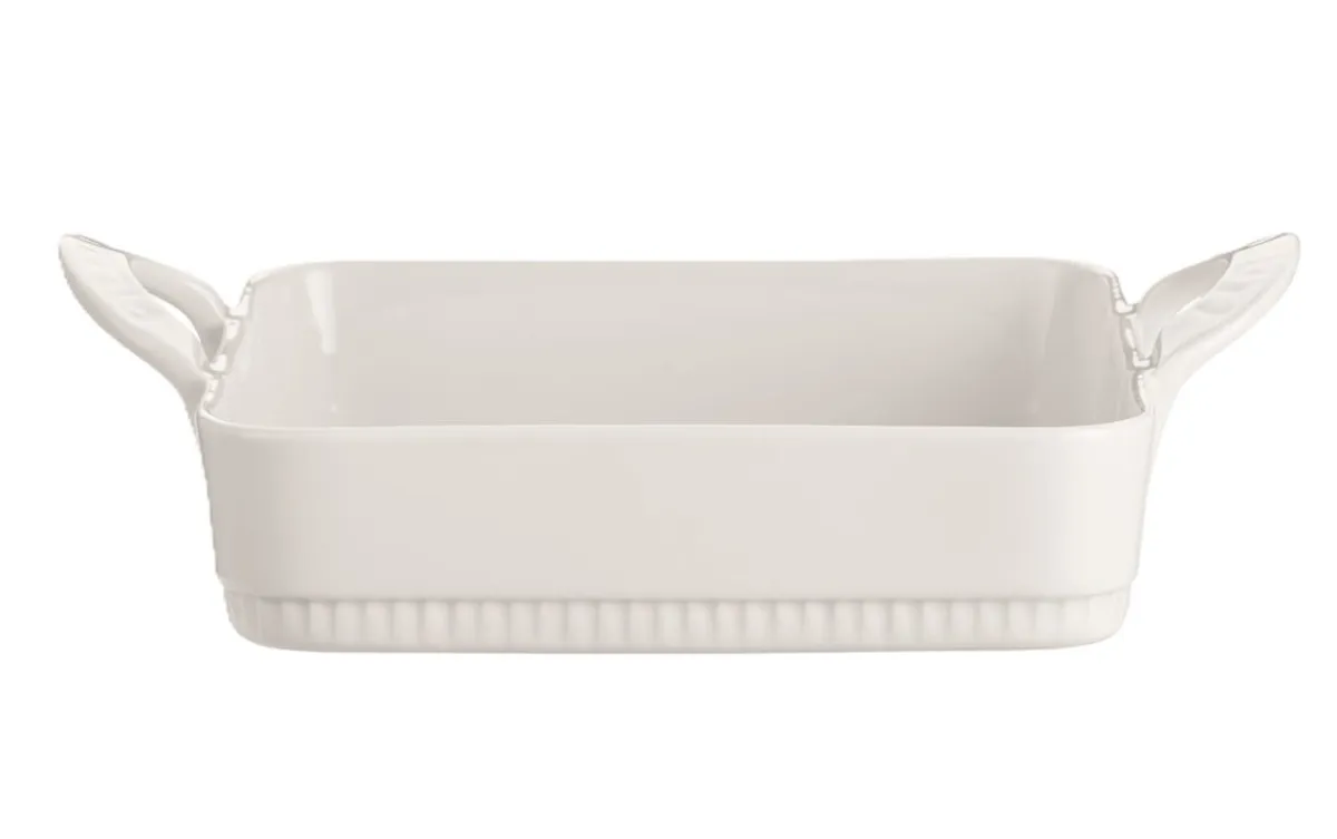 PILLIVUYT Plat à lasagnes rectangulaire blanc porcelaine culinaire 25x23 cm Toulouse