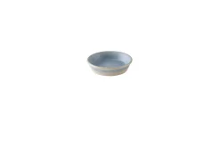 Plat à mezze rond bleu grès émaillé Ø 11,8 cm Evo Azure - DUDSON Outlet