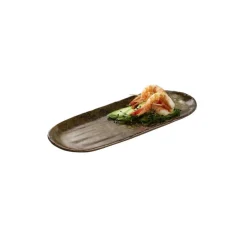 APS Plat mélamine brun 28,5x11,5x2 cm Umi Clearance