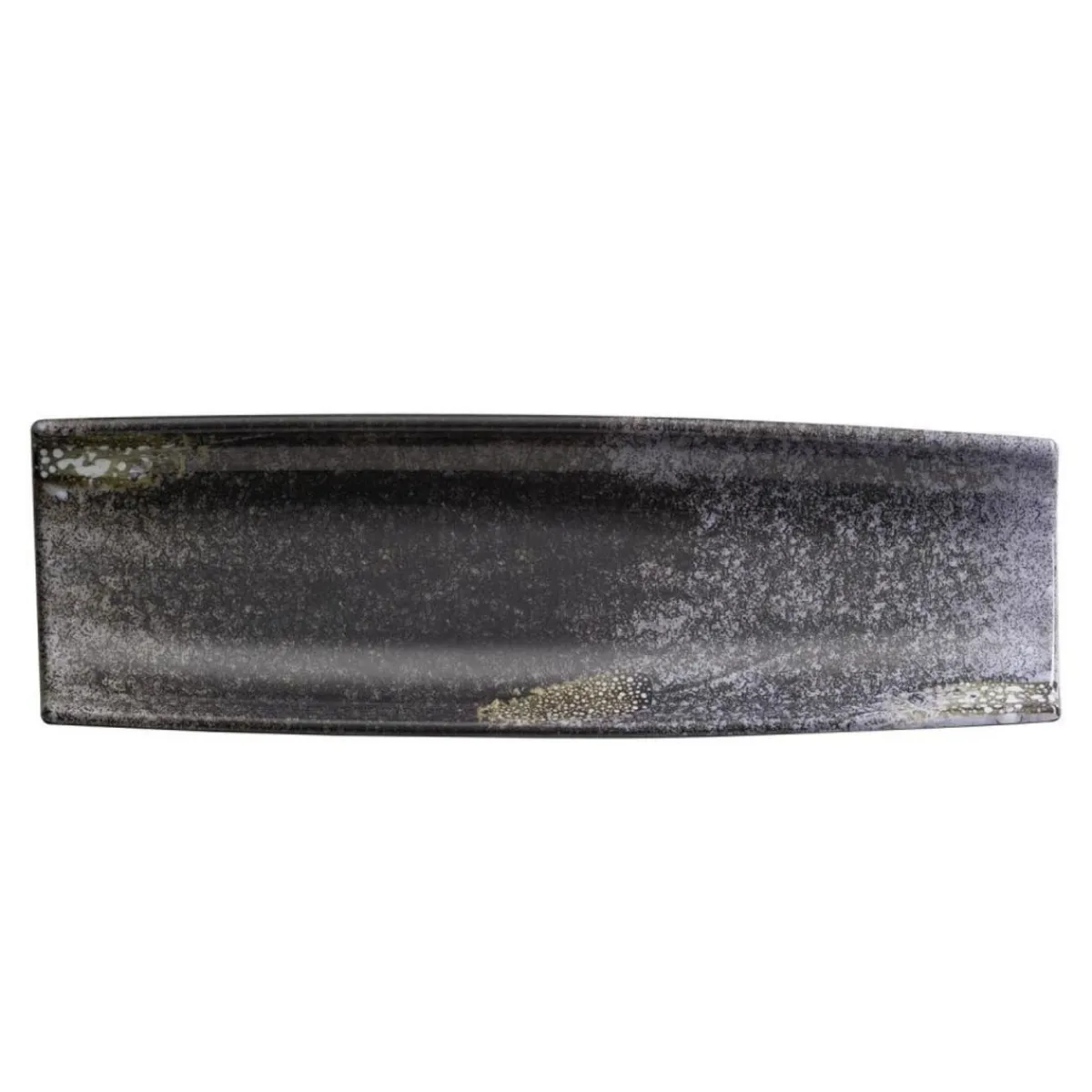 Plat mélamine noir 41x13x3 cm Umi - APS Sale