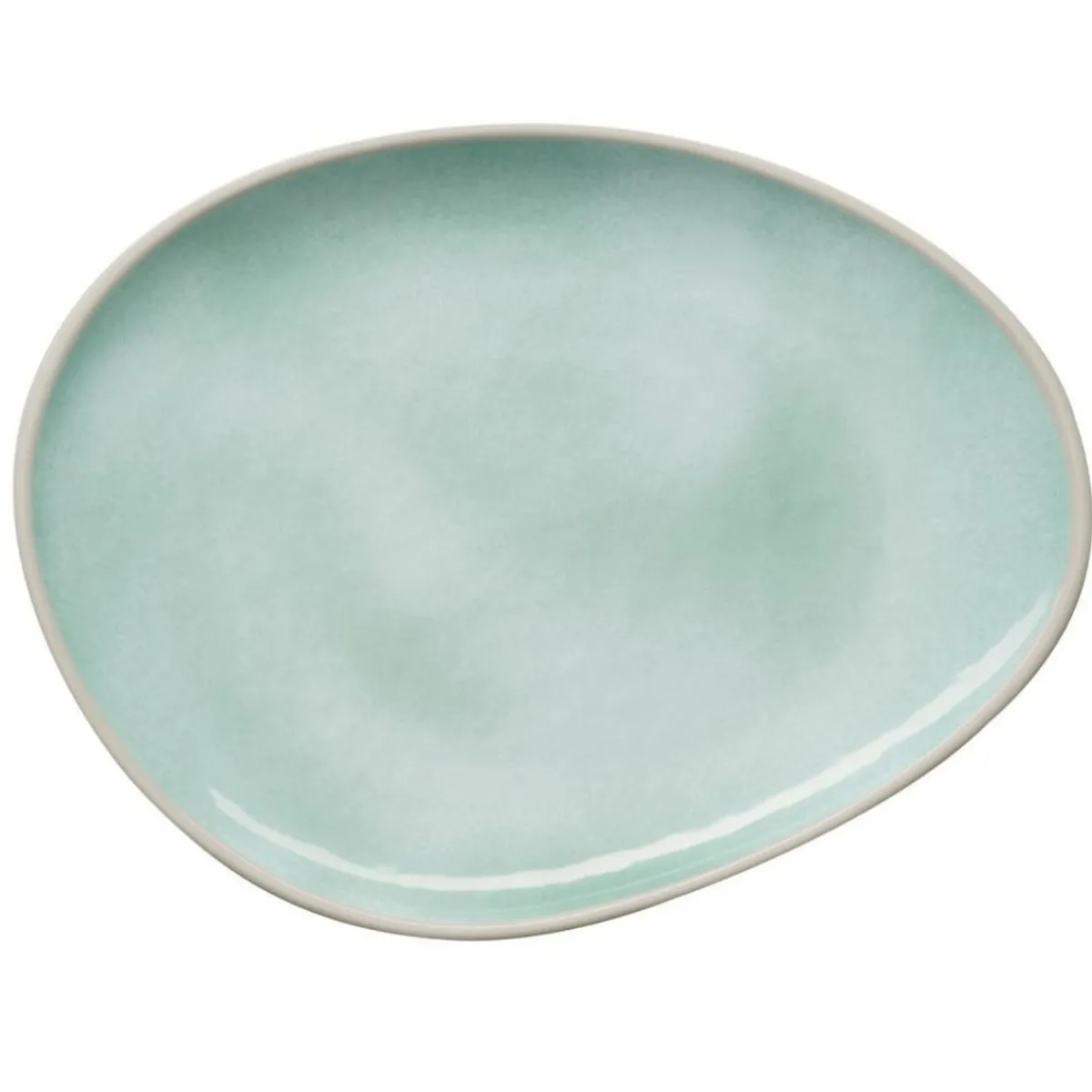 APS Plat mélamine vert 33,5x26x2,5 cm Cala Sale
