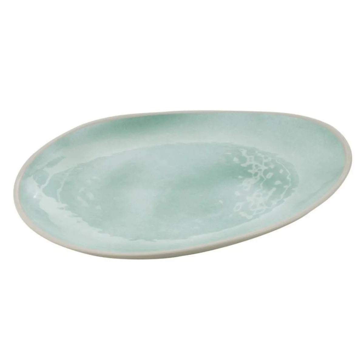 APS Plat mélamine vert 33,5x26x2,5 cm Cala Sale