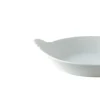 PRO.MUNDI Plat à oreilles rond blanc porcelaine Ø 15,7 cm Bistronome Hot