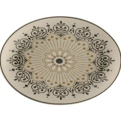RAK Plat ovale Argila Décor Cartagena porcelaine 21 cm Earth Hot