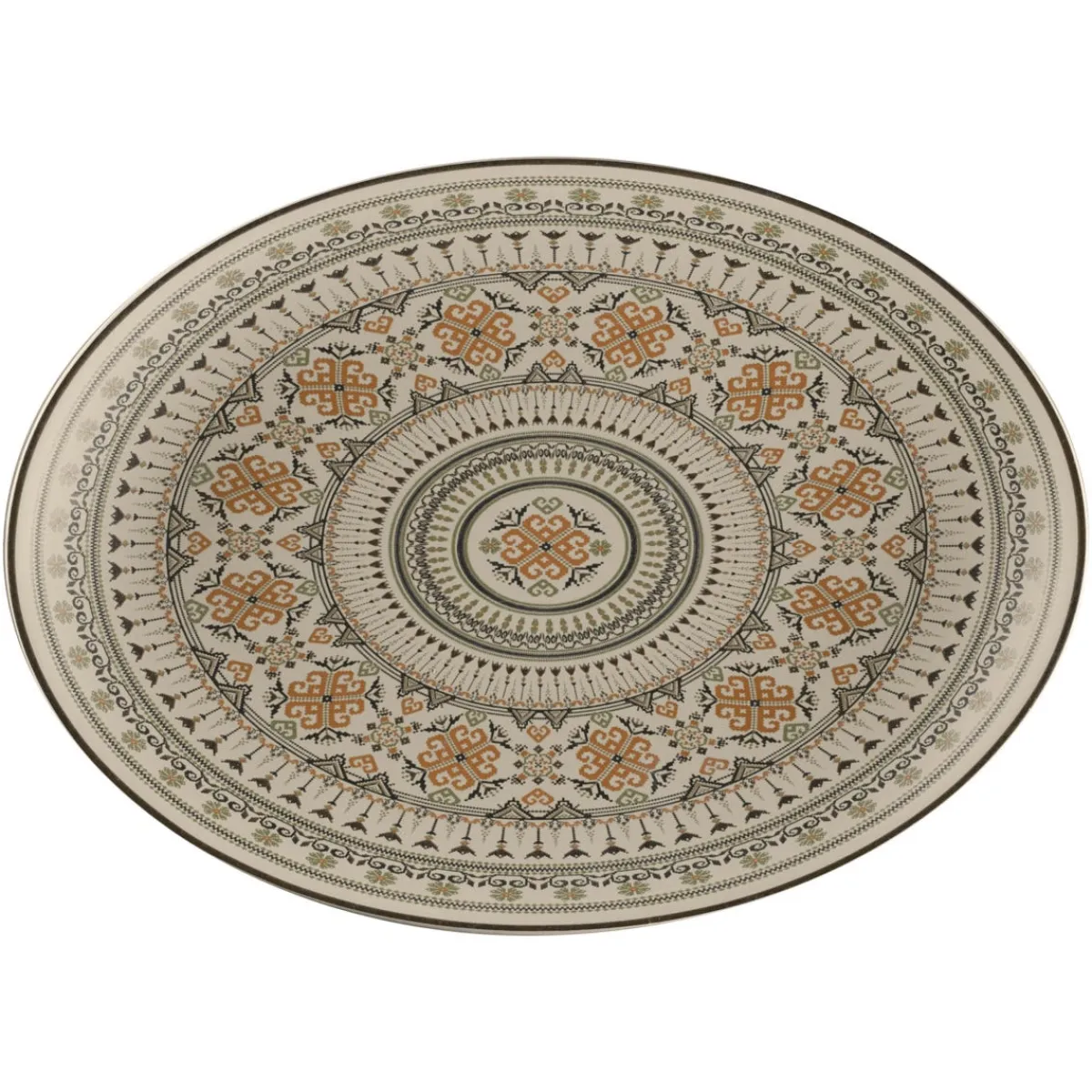 RAK Plat ovale Argila Décor Genoa porcelaine 32 cm Earth Sale