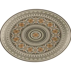 Plat ovale Argila Décor Genoa porcelaine 26 cm Earth - RAK Outlet