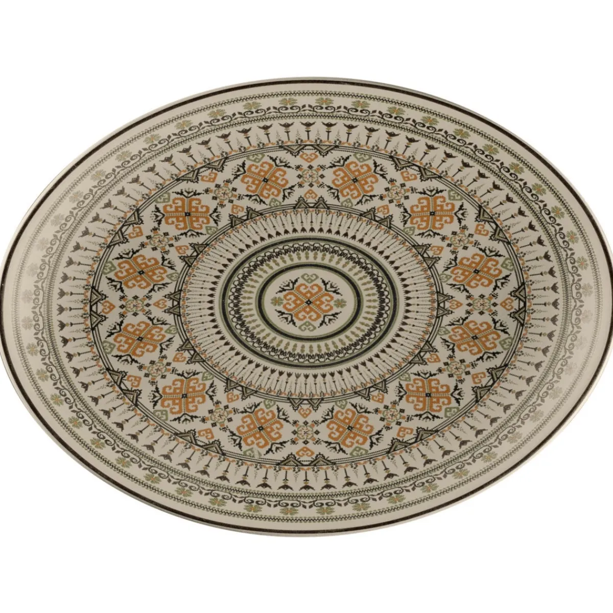 Plat ovale Argila Décor Genoa porcelaine 26 cm Earth - RAK Outlet