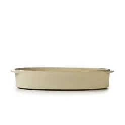 Plat ovale beige porcelaine culinaire 34 cm  Caractère - REVOL Clearance
