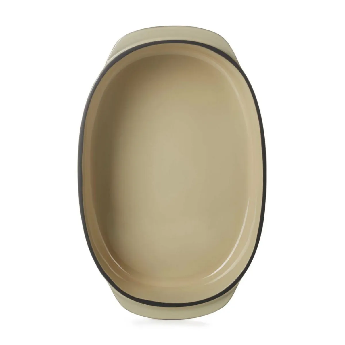 Plat ovale beige porcelaine culinaire 26 cm Caractère - REVOL Hot