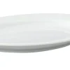 Plat ovale blanc porcelaine 24 cm K - PRO.MUNDI Hot