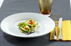 Plat ovale blanc porcelaine 24 cm K - PRO.MUNDI Hot