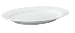 PRO.MUNDI Plat ovale blanc porcelaine 33 cm K Discount