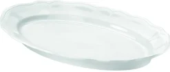 PILLIVUYT Plat ovale blanc porcelaine culinaire 49,5 cm Queen Ann Clearance