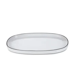 REVOL Plat ovale blanc porcelaine culinaire 46,5 cm  Caractère New