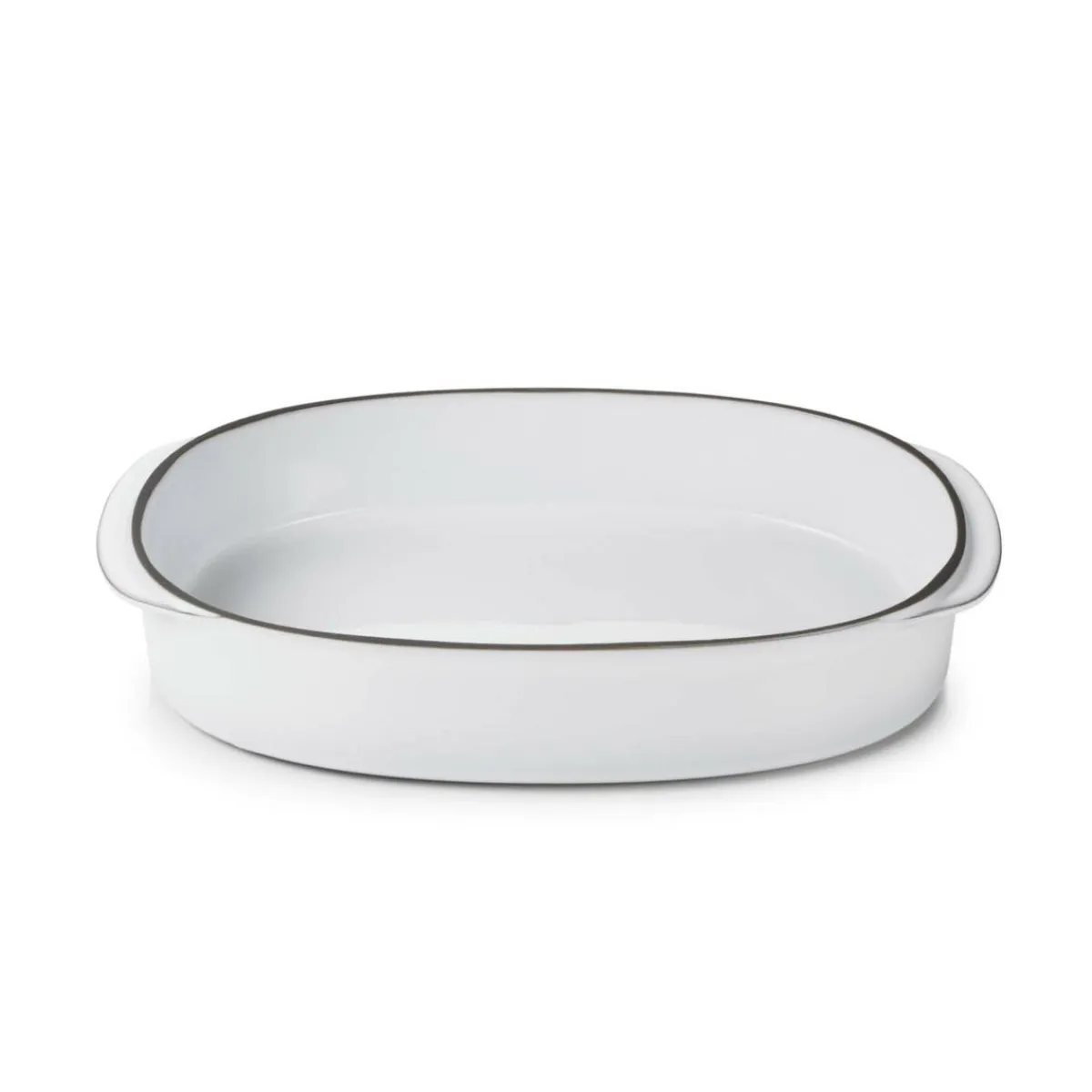 Plat ovale blanc porcelaine culinaire 34 cm Caractère - REVOL Outlet