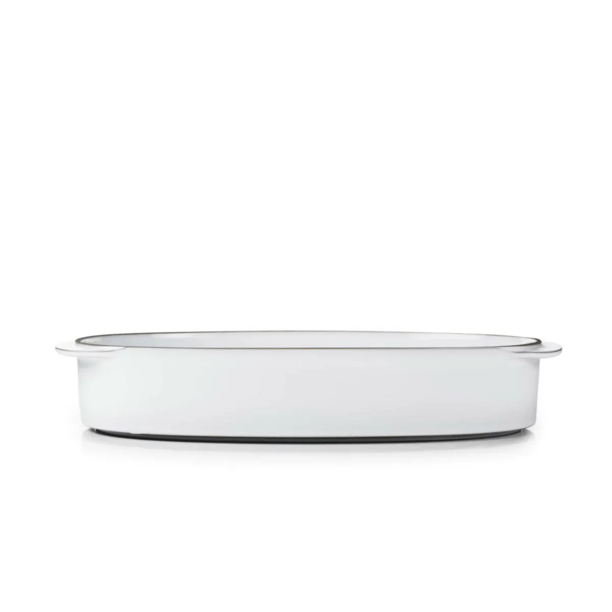 Plat ovale blanc porcelaine culinaire 34 cm Caractère - REVOL Outlet