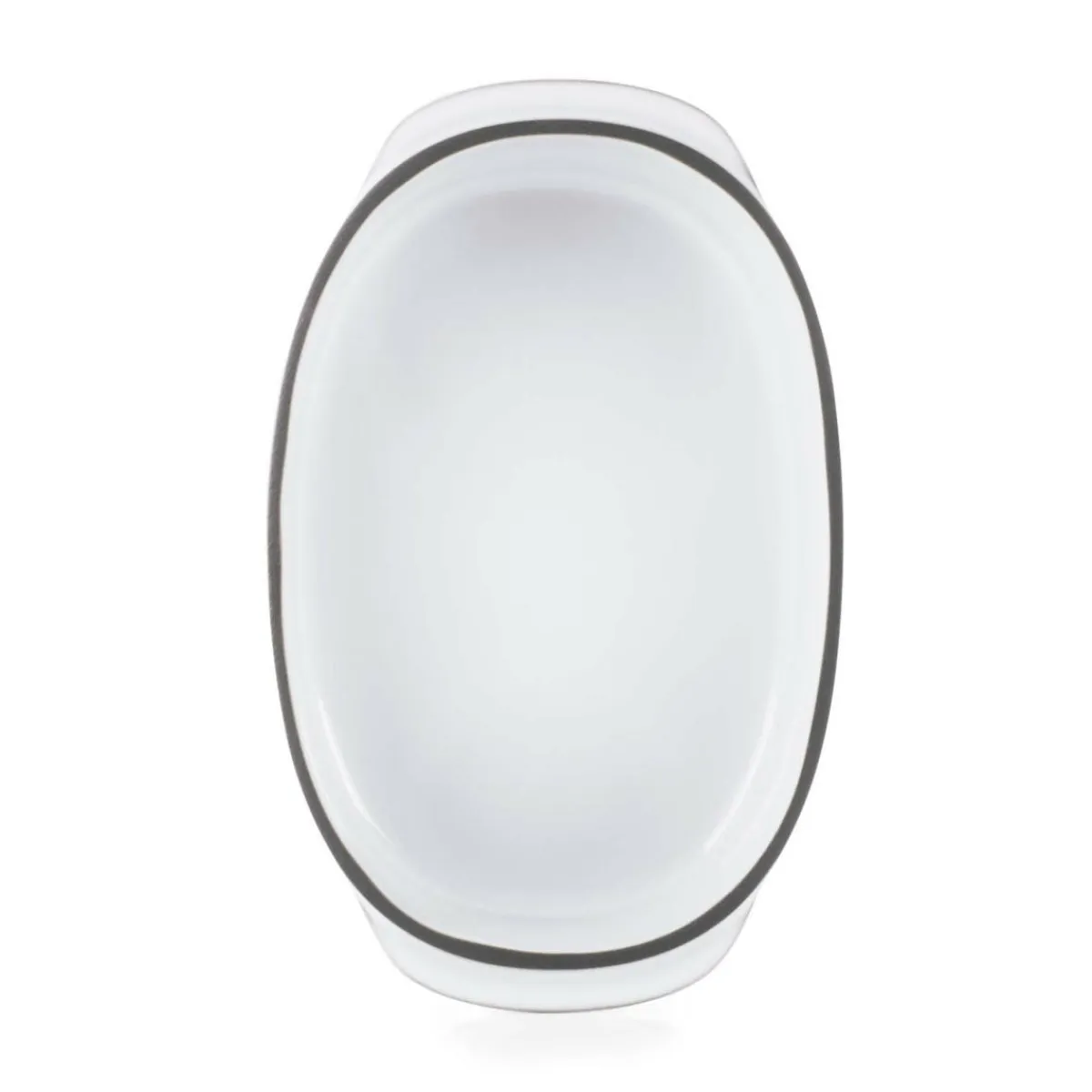 Plat ovale blanc porcelaine culinaire 19 cm Caractère - REVOL Online