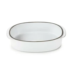 Plat ovale blanc porcelaine culinaire 19 cm Caractère - REVOL Online