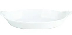 Plat ovale blanc porcelaine culinaire 28,5x16 cm - PILLIVUYT New
