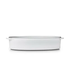 Plat ovale blanc porcelaine culinaire 26 cm  Caractère - REVOL