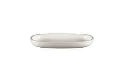Plat ovale blanc porcelaine vitrifiée 23 cm stone Ease - RAK Best