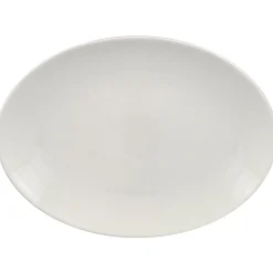 Plat ovale blanc porcelaine vitrifiée 36 cm Vintage - RAK Online