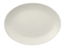 RAK Plat ovale Blanc sable porcelaine vitrifiée 36 cm Neo Fusion Online