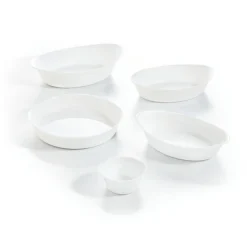 LUMINARC Plat ovale blanc verre opal 29,3 cm Smart Cuisine New
