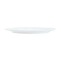 Plat ovale blanc verre opal 29 cm Trianon - ARCOROC Discount