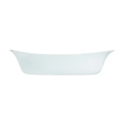 Plat ovale blanc verre opal 25 cm Smart Cuisine - LUMINARC Hot