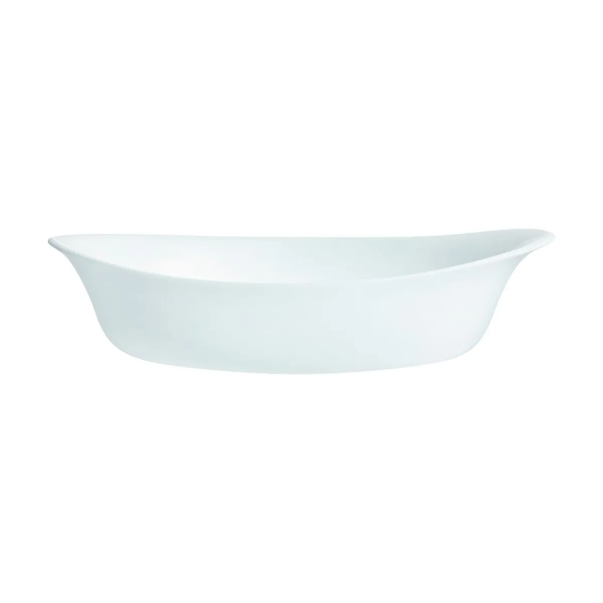 Plat ovale blanc verre opal 25 cm Smart Cuisine - LUMINARC Hot