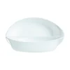 Plat ovale blanc verre opal 21,5 cm Smart Cuisine - LUMINARC New