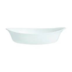 Plat ovale blanc verre opal 21,5 cm Smart Cuisine - LUMINARC New