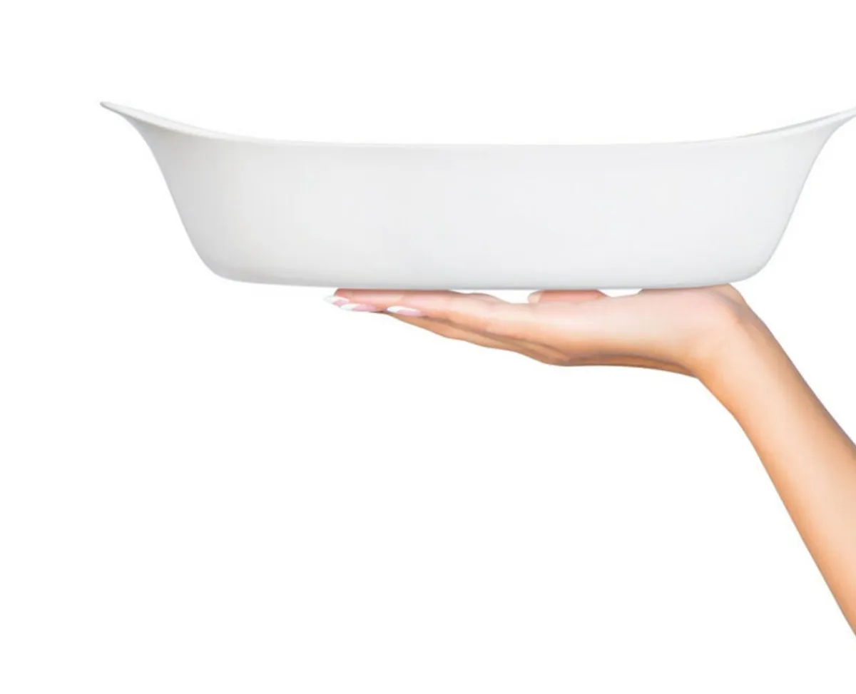 LUMINARC Plat ovale blanc verre opal 32,5 cm Smart Cuisine Clearance