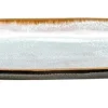 MEDARD DE NOBLAT Plat ovale bleu grès émaillé 23 cm Shadow