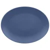 RAK Plat ovale Bleu lavande porcelaine vitrifiée 36x27 cm Neo Fusion Sale