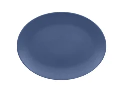 RAK Plat ovale Bleu lavande porcelaine vitrifiée 36x27 cm Neo Fusion Sale