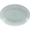 RAK Plat ovale bleu porcelaine vitrifiée 32 cm Vintage Hot