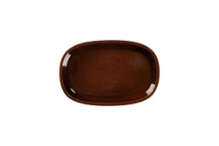 RAK Plat ovale cuivre porcelaine vitrifiée 23 cm stone Ease Outlet