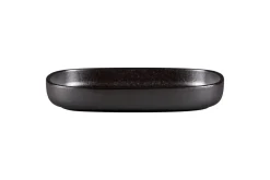 Plat ovale Forge porcelaine vitrifiée 30 cm stone Ease - RAK Hot